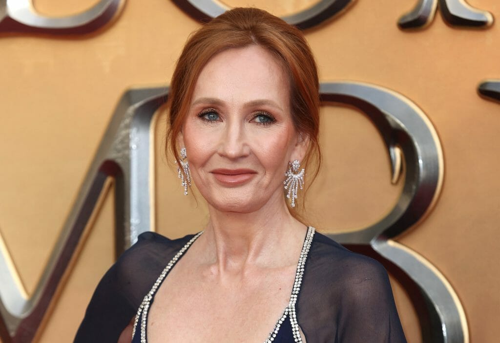 "Fantastic Beasts: The Secrets of Dumbledore" World Premiere - Arrivals LONDON, ENGLAND - MARCH 29: JK Rowling attends the "Fantastic Beasts: The Secrets of Dumbledore" World Premiere at The Royal Festival Hall on March 29, 2022 in London, England.