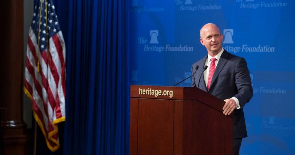 Kevin Roberts, president of the Heritage Foundation