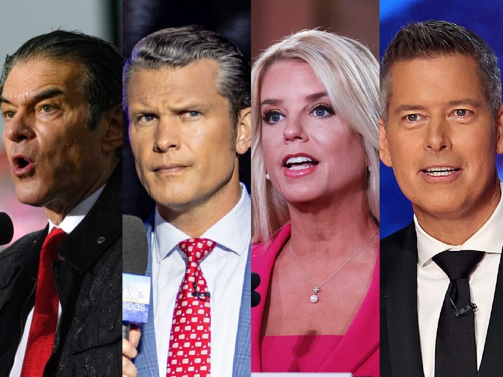 Mehmet Oz, Pete Hegseth, Pam Bondi, Sean Duffy